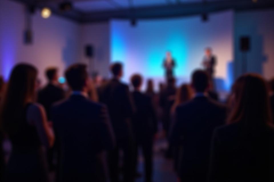 Fotografía de evento corporativo profesional