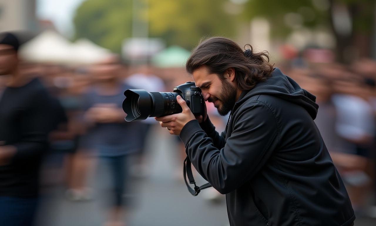 Fotógrafo en acción
